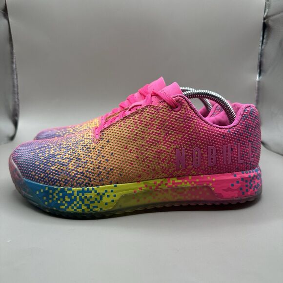 NoBull Impact Trainer + Plus Neon Glitch Trainers Size M9.5/ W11 - Picture 2 of 10